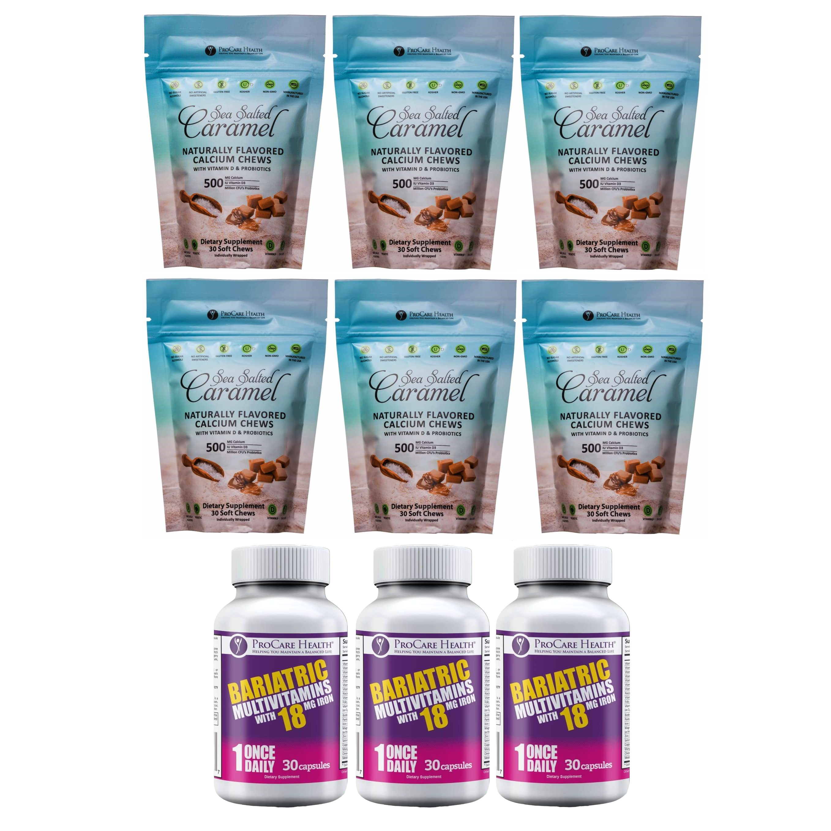 ProCare Health Gastric Sleeve Vitamin Pack Size 90Day Supply