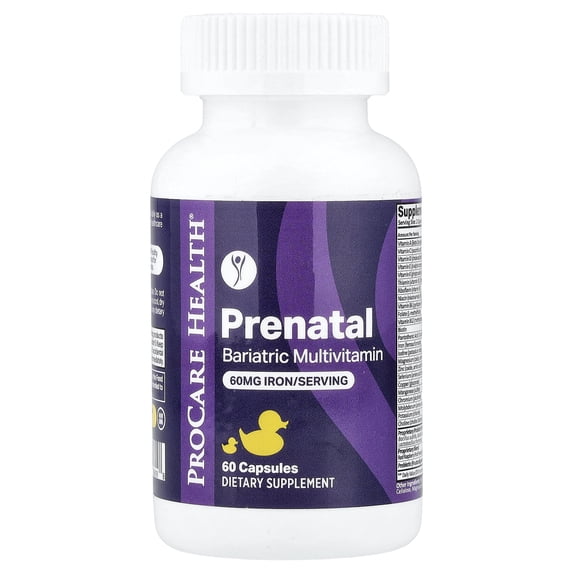 ProCare Health Prenatal, Bariatric Multivitamin, 60 Capsules