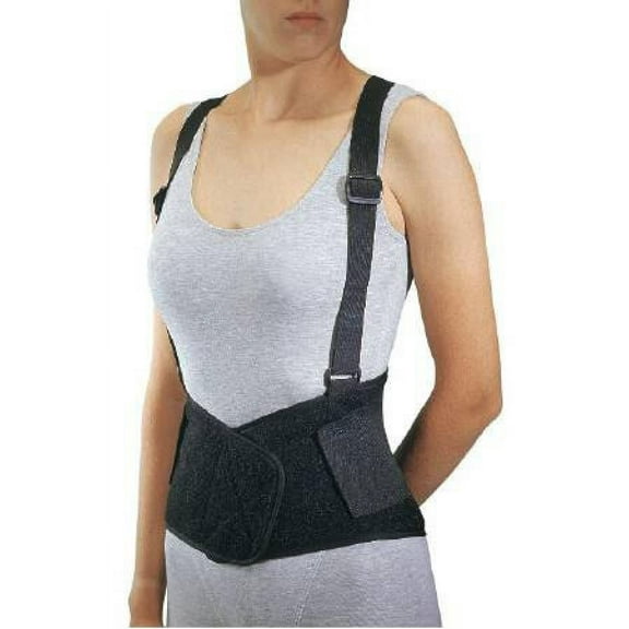 ProCare Industrial Back Support, Large, Hook and Loop Closure, 36 to 42 Inch Waist Circumference, 1 Count
