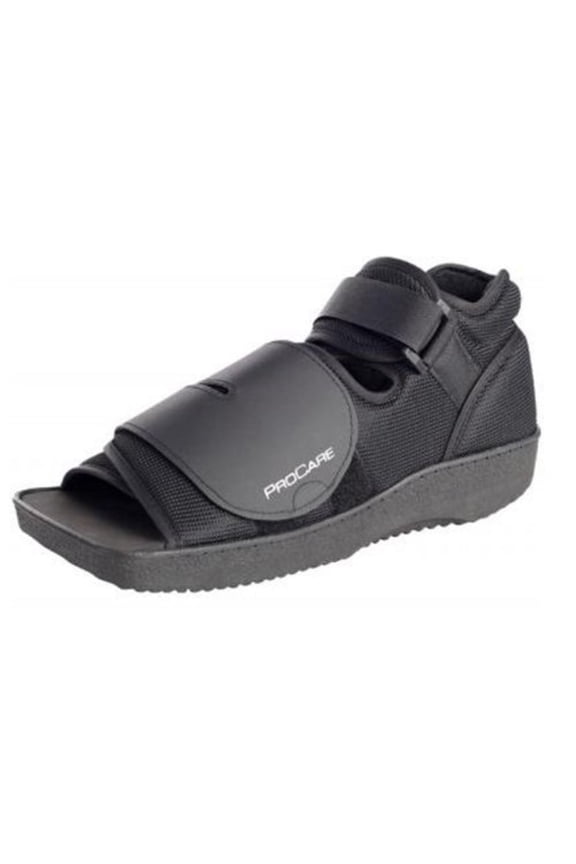 Post-Op Shoe, X-Small Male 3 to 5, Female 4 to 6, Hook and Loop Closure, Black, Unisex