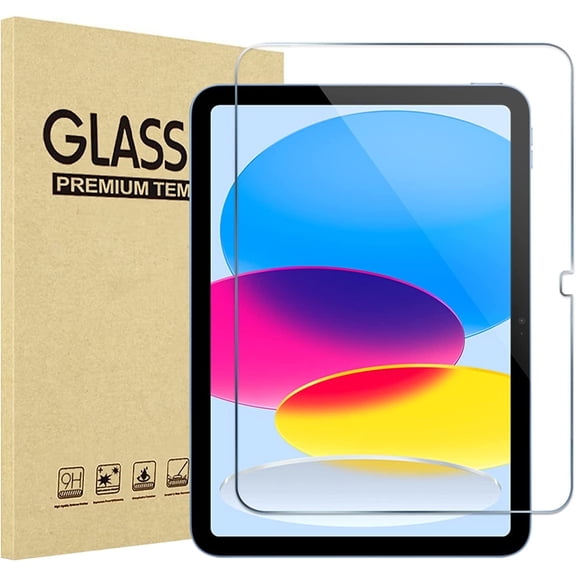 ProCase 1 Pack Screen Protector for iPad 10.9 10th Generation 2022 A2696/A2757/A2777, Tempered Glass Film Guard for 10.9" iPad 10