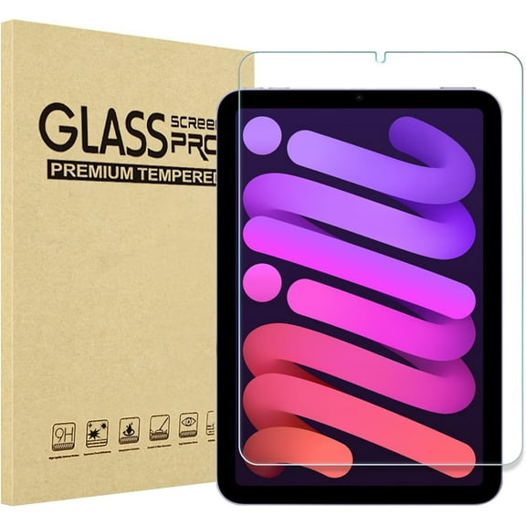ProCase 1 Pack Screen Protector for iPad Mini 6 8.3" 2021, Tempered Glass Film Guard for iPad Mini 6th A2567 A2568 A2570 -Clear
