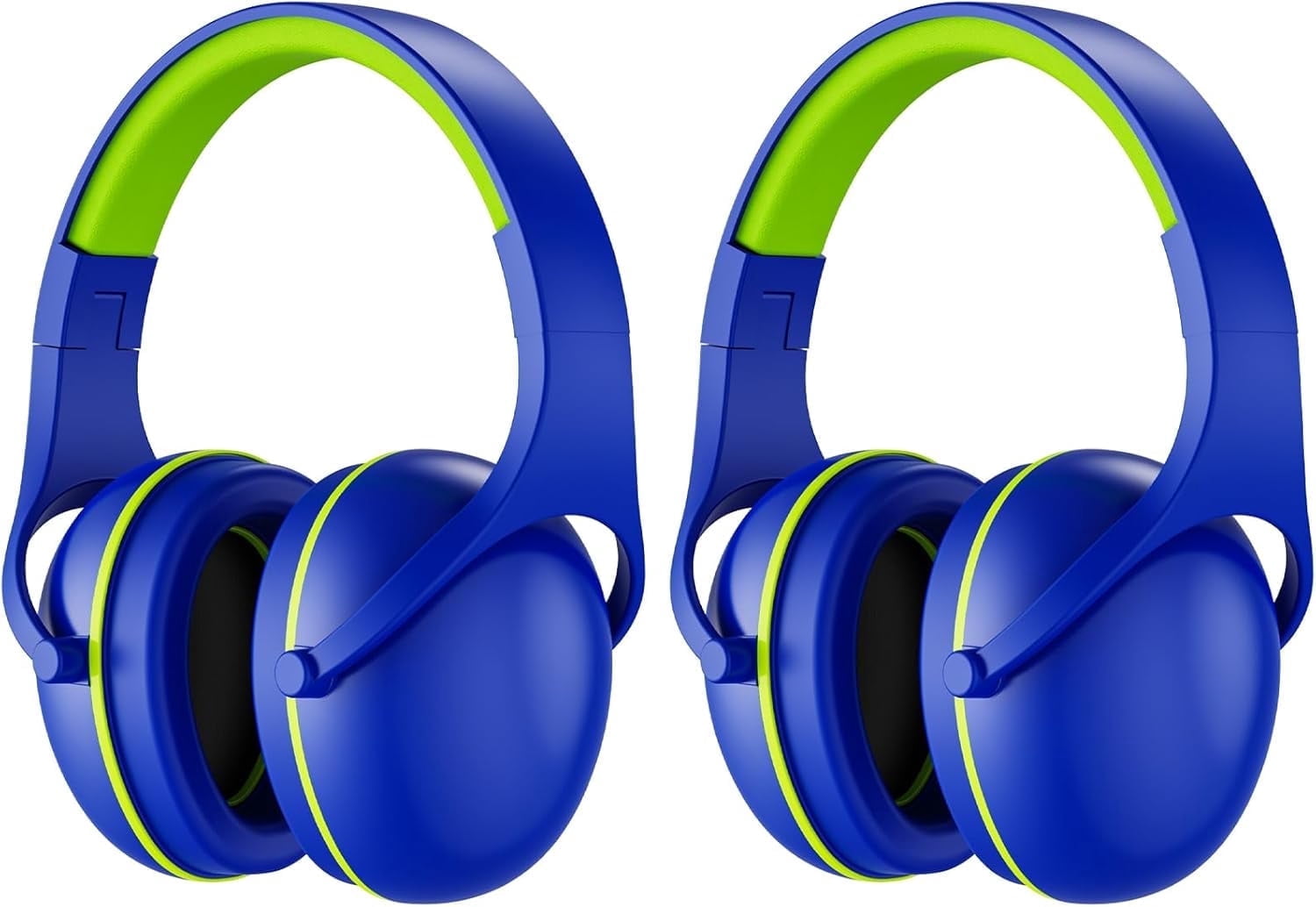 ProCase 2 Pack Hearing Protection Earmuffs for Sensory Autism Kids-Navy