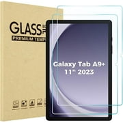 ProCase 2 Pack Screen Protector for Galaxy Tab A9 Plus 11 Inch 2023, HD Tempered Glass 9H Film Guard for 11" Tab A9+ 5G Tablet SM-X210/X216/X218