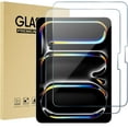 thumbnail image 1 of ProCase 2 Pack Screen Protector for iPad Pro 11-Inch (M4) 2024, Tempered Glass Film Guard for iPad Pro 11, 1 of 6