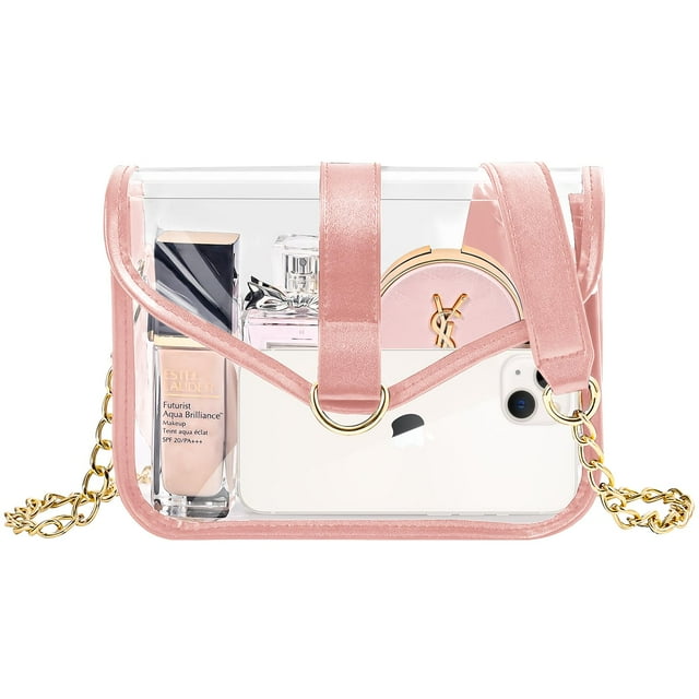 ProCase Transparent Small Clear Purse for Women, Crossbody Handbag