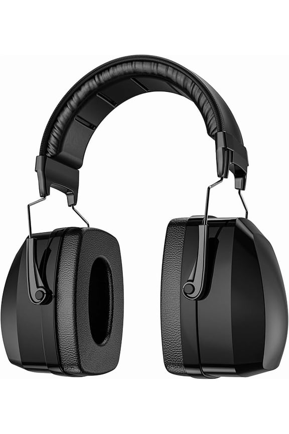 Extra Large Ear Muffs SNR 37dB Noise Cancelling Headphones -Black