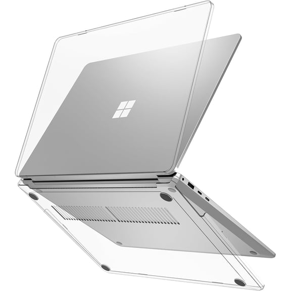 ProCase Hard Transparent Case Protective Cover for Surface Laptop 7 15 inch -Crystal