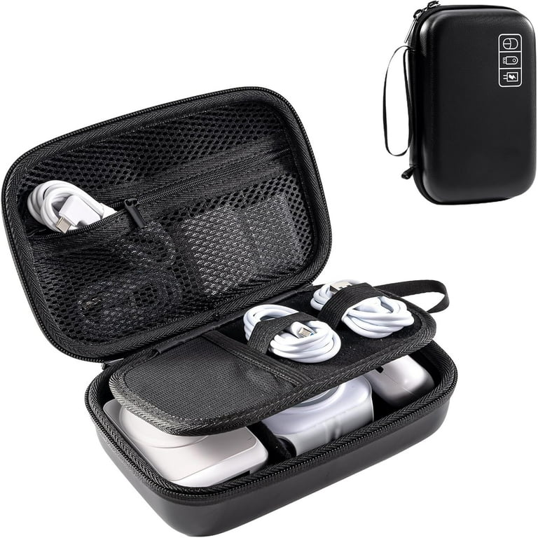 ProCase Hard Travel Case for Anker MagGo 3 in 1 Wireless Charging Station,  MagGo Power Bank, MagSafe Wireless Charger Stand -Black