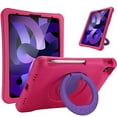 thumbnail image 1 of ProCase Kids Case for iPad Air 10.9'' 5th Gen 2022 / 4th Gen 2020, iPad Pro 11 2020/2018, Shockproof Rotate Handle Fold Stand Lightweight Kids Friendly Case for iPad Air 5/4 & iPad Pro 11 –Magenta, 1 of 7