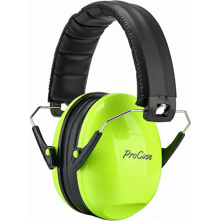 ProCase Kids Ear Protection 21NRR Noise Cancelling Headphones for Kids Hearing Protection Safety Earmuffs for Autism Sport Games Concerts Fireworks Green Walmart