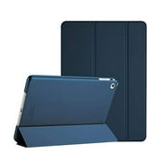 ProCase Smart Case for iPad Air 2 (2014 Release), Ultra Slim Lightweight Stand Protective Case Shell with Translucent Frosted Back Cover for Apple iPad Air 2 (A1566 A1567) -Navy