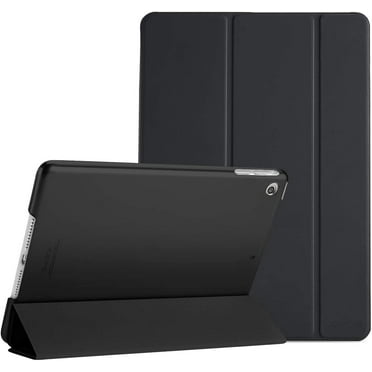 ProCase Smart Case for iPad Mini 1 2 3(Model: A1432 A1454 A1455 A1489 A1490 A1491 A1599 A1600), Slim Lightweight Stand Cover with Translucent Frosted Back Support Auto Sleep/Wake -Black