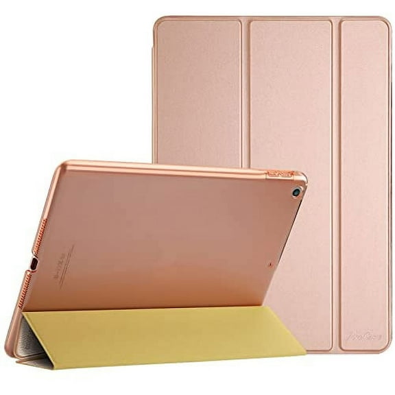 ProCase for iPad 9.7 Inch Case iPad 6th/5th Generation Case 2018 2017(Model: A1893 A1954 A1822 A1823), Ultra Slim Lightweight Stand Case with Translucent Frosted Back Smart Cover -Rosegold