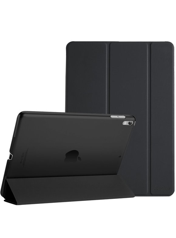 ProCase iPad Air (3rd Gen) 10.5" 2019 / iPad Pro 10.5" 2017 Case, Ultra Slim Lightweight Stand Smart Case Shell with Translucent Frosted Back Cover for Apple iPad Air (3rd Gen) 10.5" 2019 Black