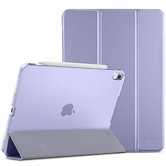 ProCase iPad Air 5th Generation Case 2022 / iPad Air 4th 2020 Case 10.9 Inch, Slim Stand Hard Back Shell Protective Smart Cover Cases for iPad Air 5th A2589 A2591/ Air 4th Gen A2316 A2324 -Purple