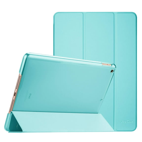 ProCase iPad Mini 5 Case 2019 5th Generation iPad Mini, Slim Stand Protective Case Smart Cover for 2019 Apple iPad Mini 5 7.9 Inch Aqua