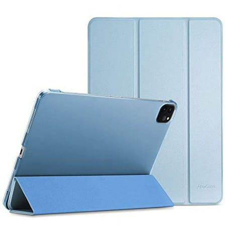 ProCase iPad Pro 12.9 Case 2022 / 2021 / 2020 / 2018, Slim Stand Hard Back Shell Smart Cover for iPad Pro 12.9 Inch 6th Generation 2022 / 5th Gen 2021 / 4th Gen 2020 / 3rd Gen 2018 -SkyBlue