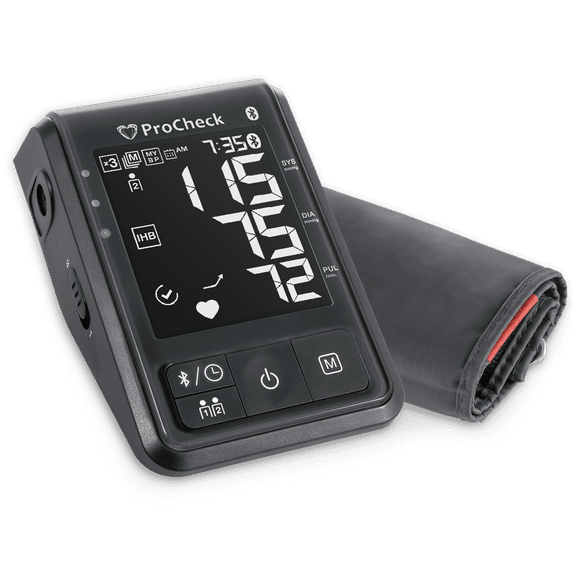ProCheck Bluetooth Upper Arm Blood Pressure Monitor for 2 Users, Stores 198 Total Results
