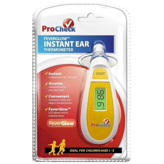 ProCheck Instant Ear Thermometer for Baby, Toddler, and Kid 1 Second Reading