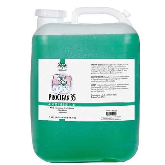 ProClean 35 Shampoo Concentrate Professional Dog & Cat Grooming 5 Gallon Size