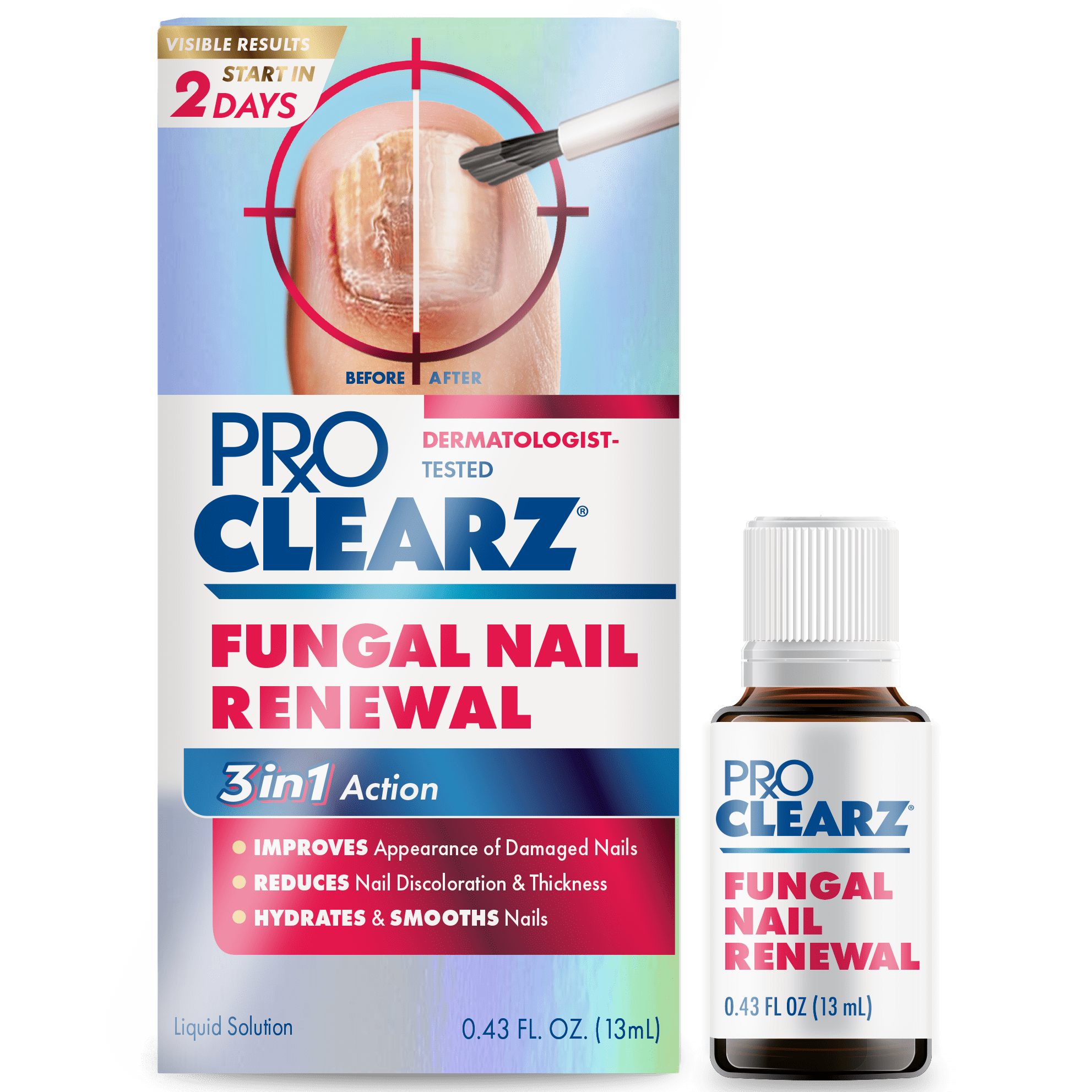 ProClearz Fungal Nail Renewal Solution 3-in-1 Action 0.43 fl oz