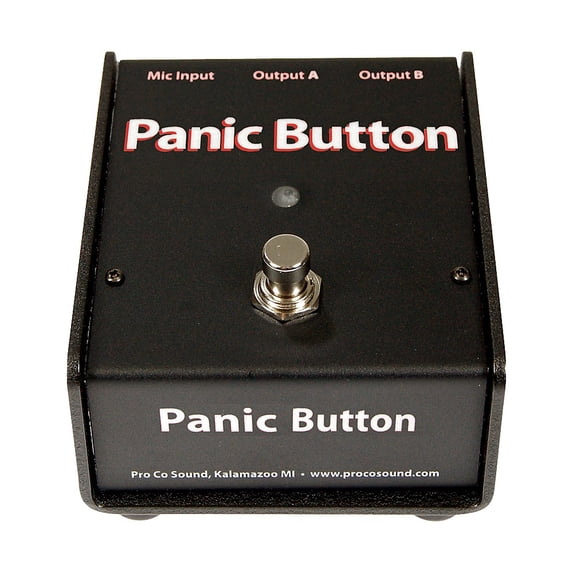 ProCo Panic Button Mic A/B Box