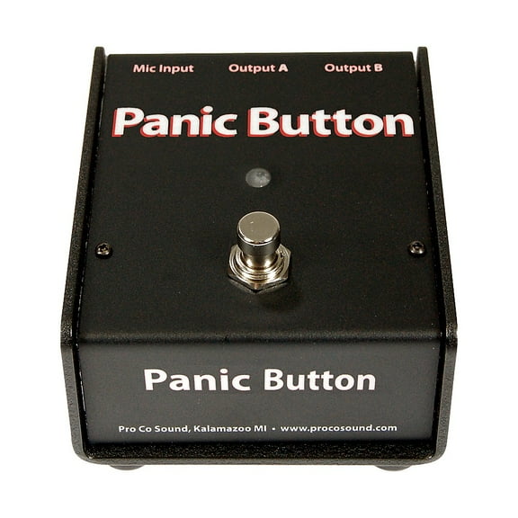 ProCo Panic Button Mic A/B Box