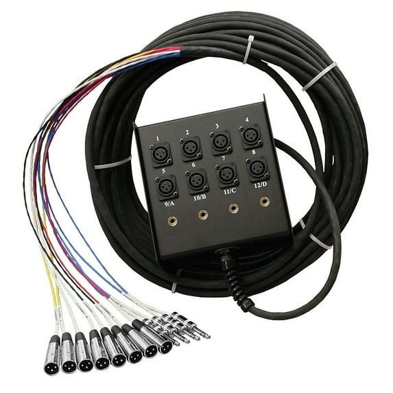 ProCo SMC0804FBQ StageMASTER 8x4 12-Channel Snake - 50 ft.