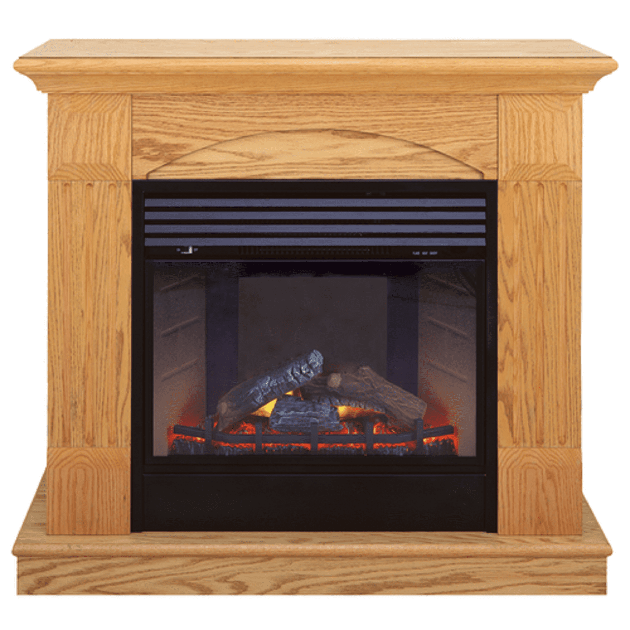 ProCom Deluxe Full Size Electric Fireplace With Remote Control - Dark Oak  Finish, Model# SFE33RE-DO - Walmart.com