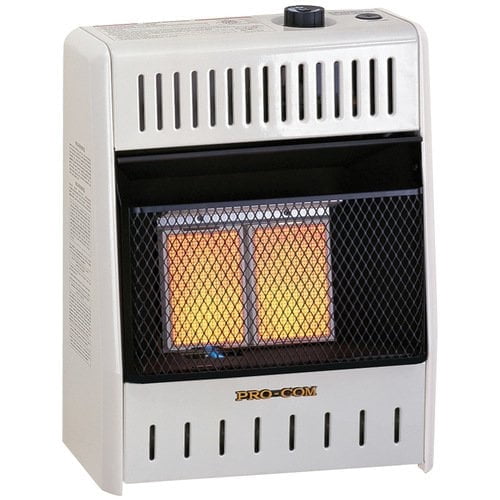 ProCom Dual Fuel Ventless Infrared Plaque Space Gas Heater