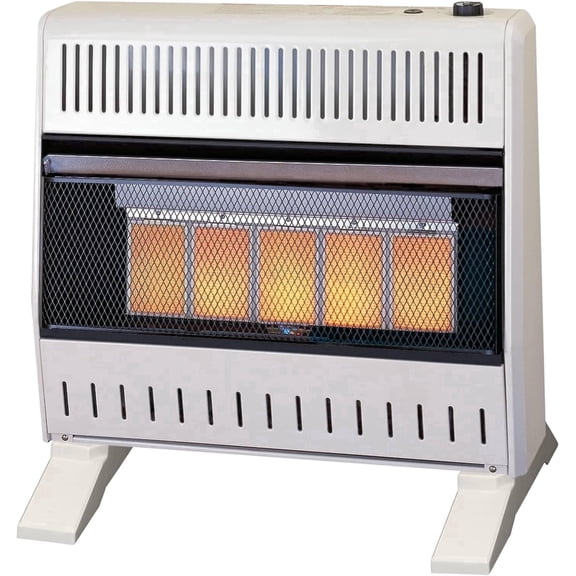 ProCom Heating Liquid Propane Ventless Infrared Plaque Heater With Base Feet - 25,000 BTU, Manual Control - Model# ML250HPA-B