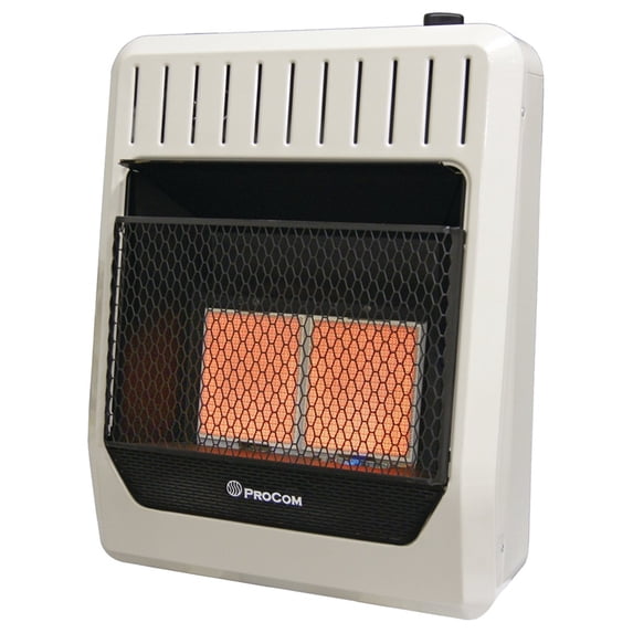 ProCom Heating MG2TIR Ventless Dual Fuel Heater 18000 to 20000 Btu Natural Gas Propane