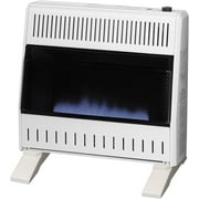 ProCom Heating Natural Gas Ventless Blue Flame Heater With Base Feet - 30,000 BTU, Manual Control - Model# MN300HBA-B