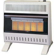 ProCom Heating Natural Gas Ventless Infrared Plaque Heater With Base Feet - 30,000 BTU, Manual Control - Model# MN300HPA-B