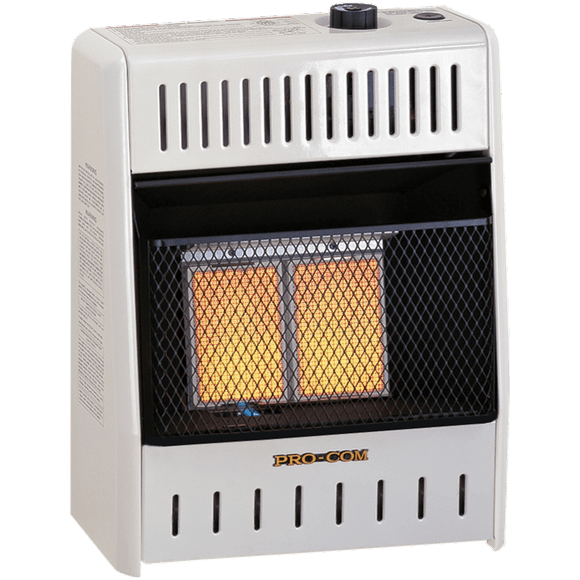 ProCom Liquid Propane Ventless Infrared Heater - 10,000 BTU, Model# ML100HPA