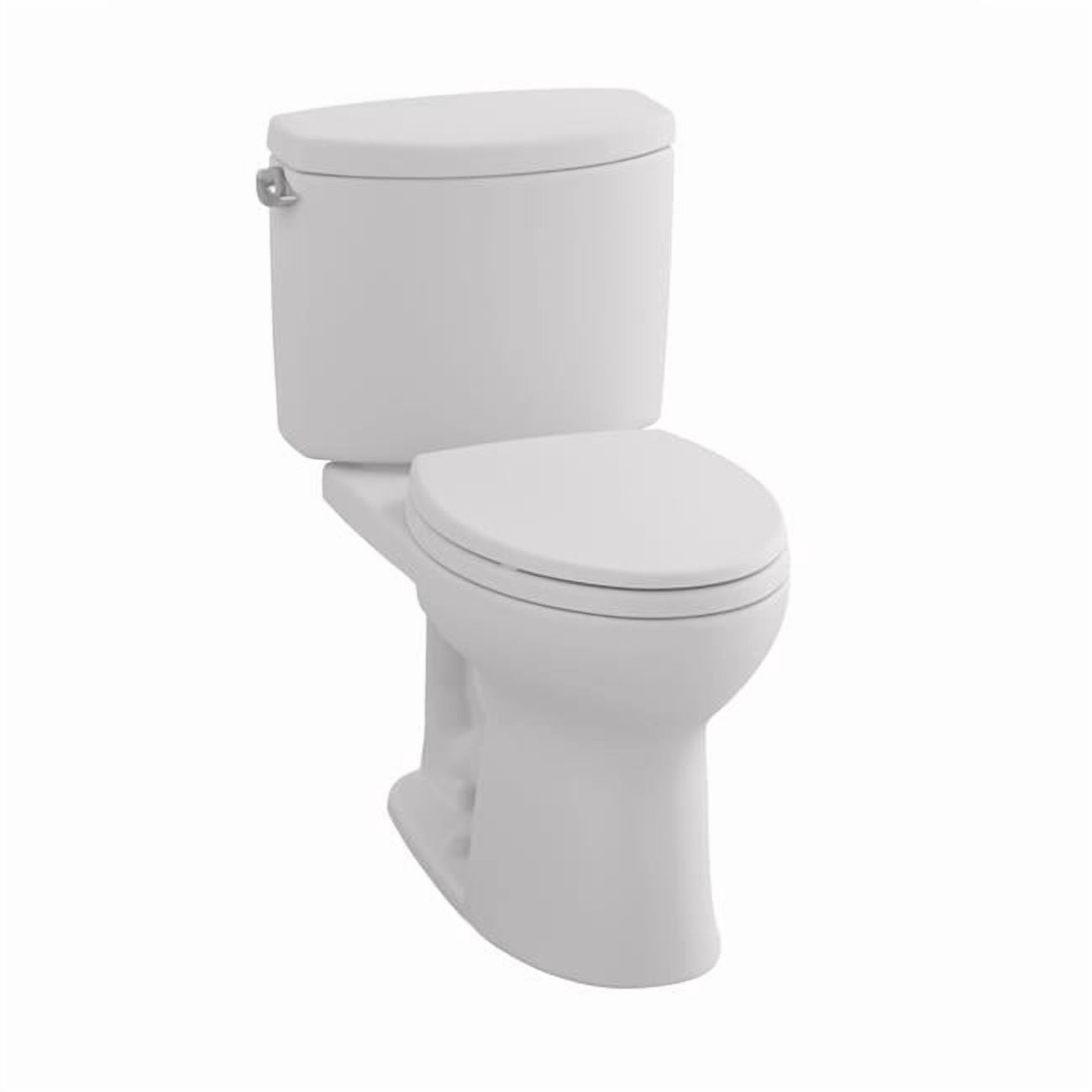 Drake II High Performance Round Toilet Bowl for Bathroom, Cotton White ...