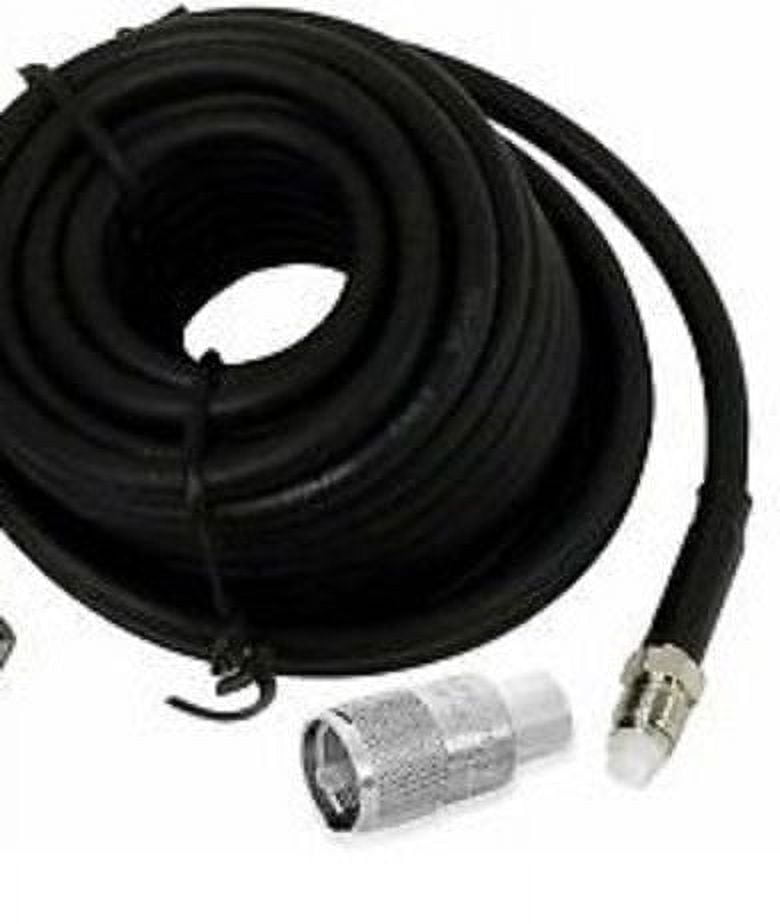ProComm 9 Ft Coax Cable For CB Amateur Ham 2 Way With Screw Off PL-259 End  For Easy Routing in Tight Spots RG58 
