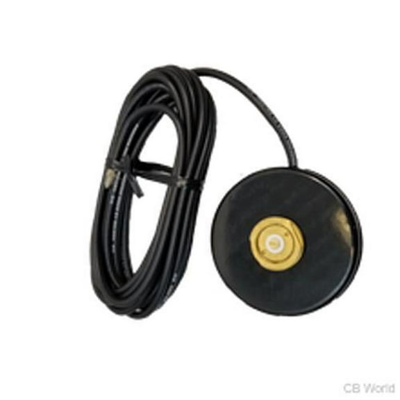 ProComm - CMAG/NC - Procomm - Cmag/nc 3 1/4 Black Nmo Magnet Mount With 12 Foot Coax Without Connector