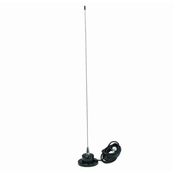 CB Antenna Kit With 3" Black Magnet Mount PL259 For Mobile Radio ProComm PC36
