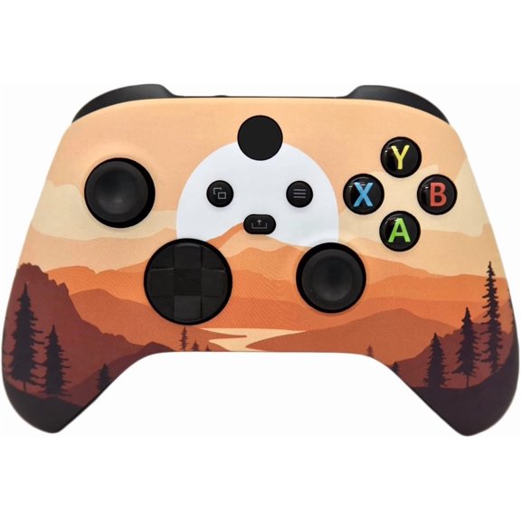 ProControllers LLC Wireless Custom Controller Compatible with PC, Windows 10+, Series X/S & One (Series X/S Mountain Sunset)
