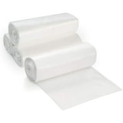 ProCure 7-10 Gallon Clear Trash Bags, 100 Count - S/M - High Density, 8 Microns 2 Coreless Rolls