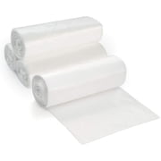 ProCure 7-10 Gallon Clear Trash Bags, 100 Count - S/M - High Density, 8 Microns 2 Coreless Rolls