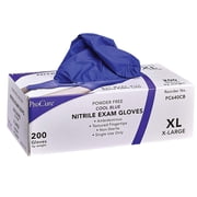 ProCure Disposable Nitrile Gloves - 200 Count - Powder Free, Rubber Latex Free, Medical Exam Grade