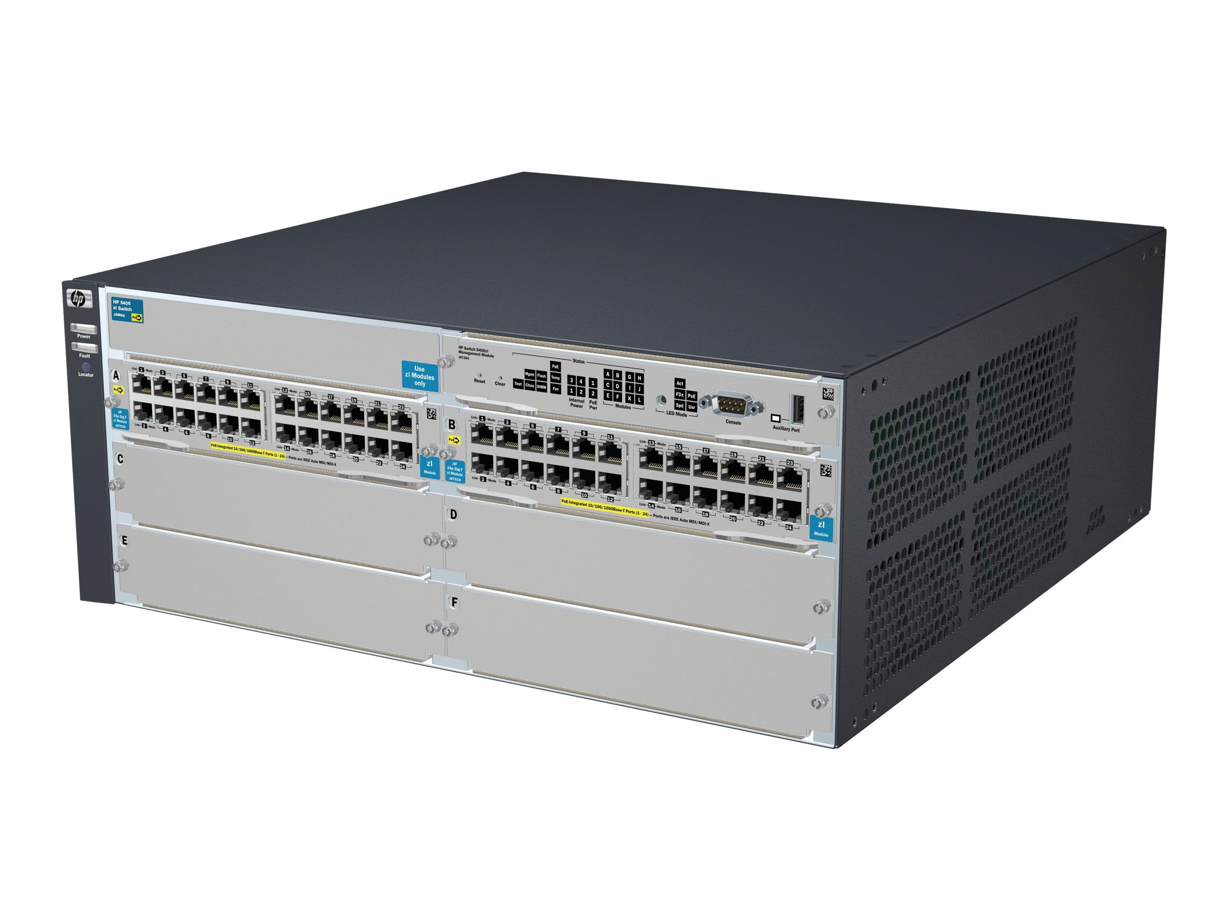 HPE 5412 zl - Switch - managed - rack-mountable - Walmart.com
