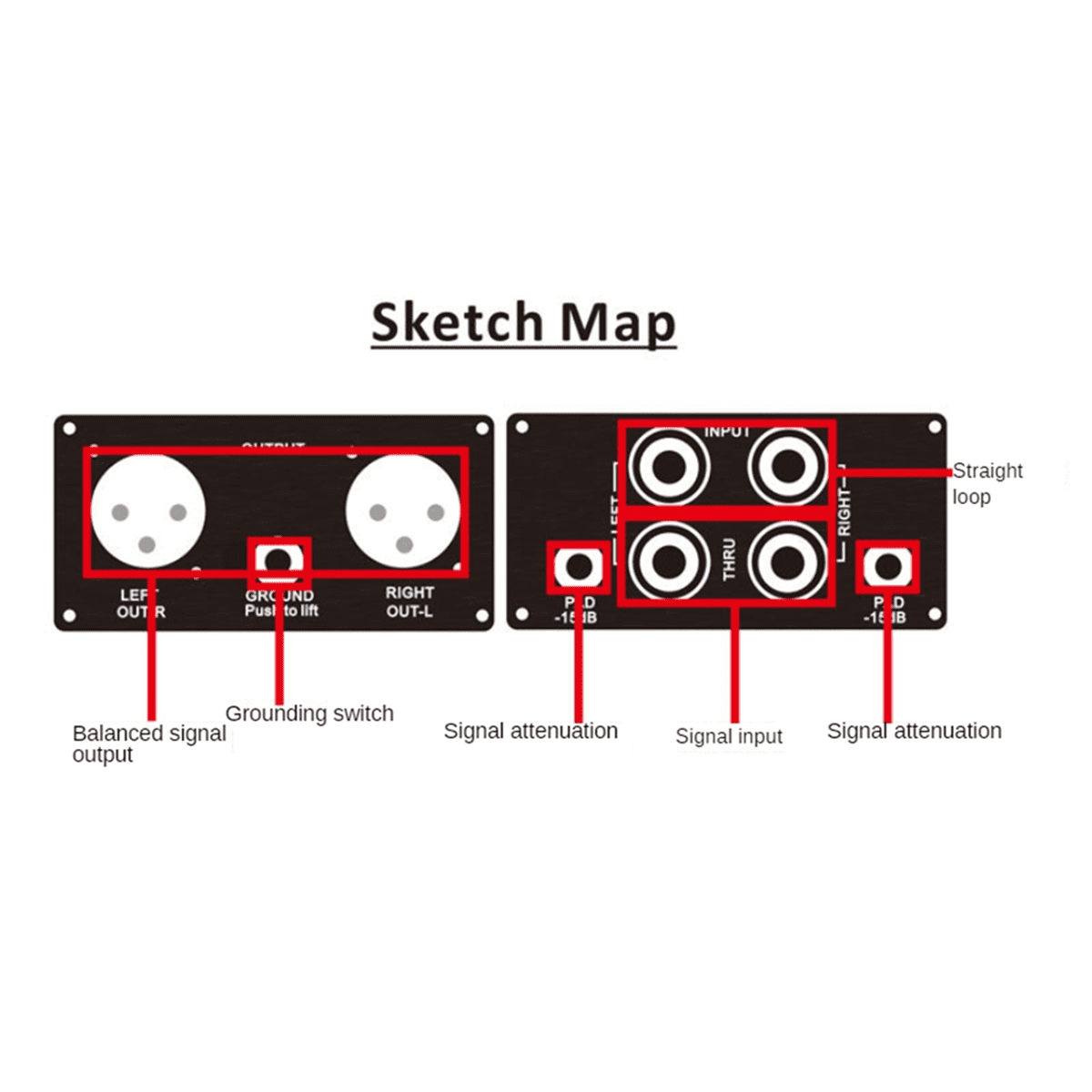 ProDI-2 Passive Stereo Direct Box Audio DI Injection Low