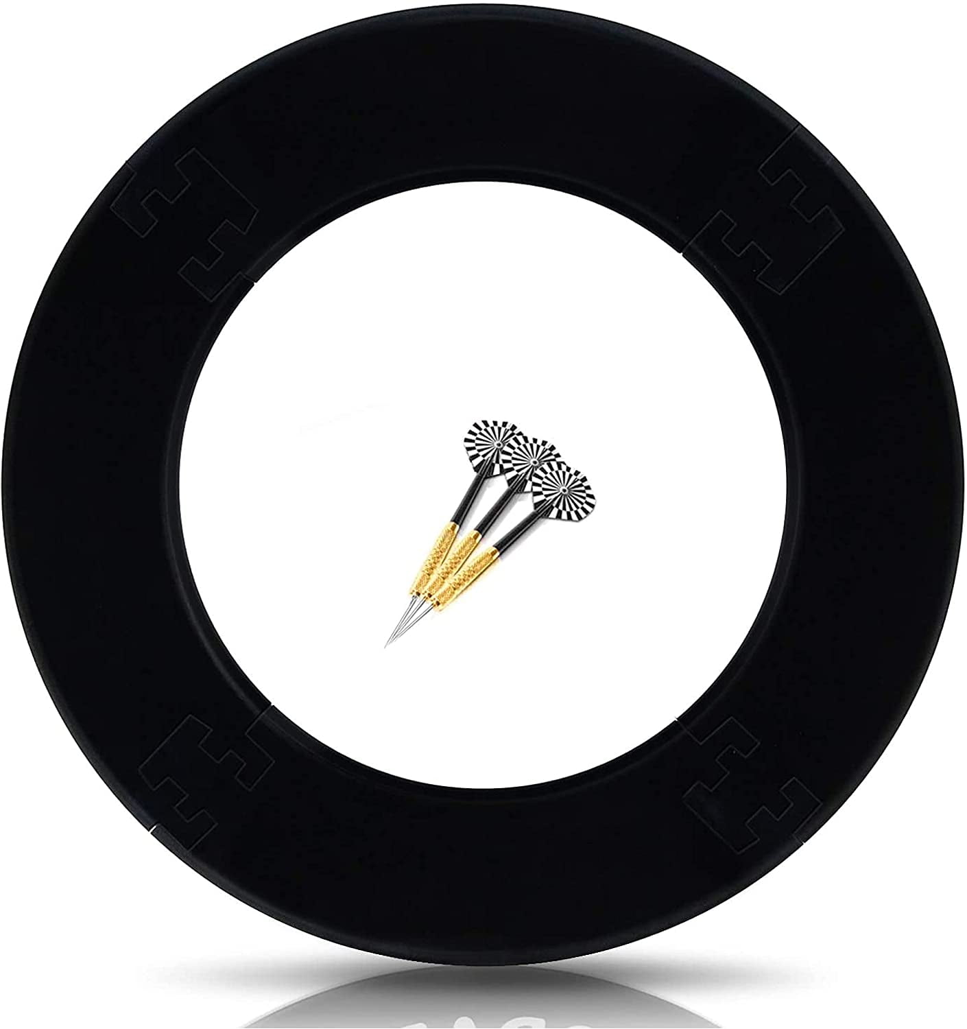 ProDarts 45,5cm Dart Surround Black Ring Backboard for Dartboards