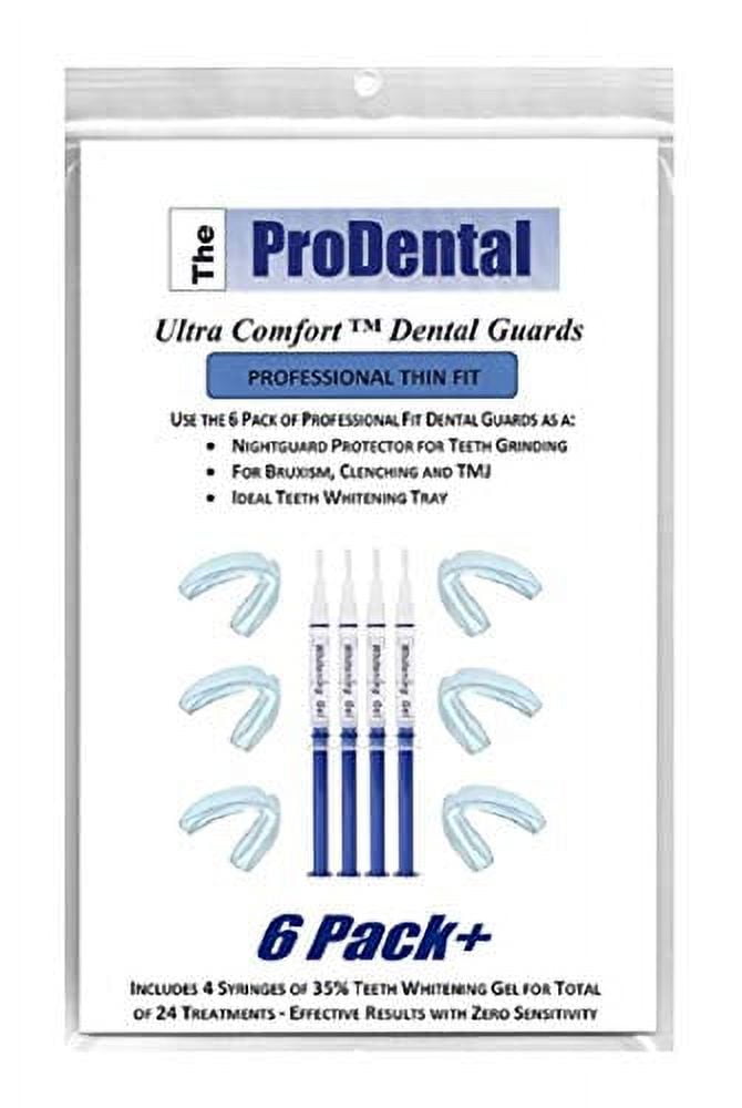 ProDental Thin & Trim Mouth Guard for Grinding Teeth 6 Pack, USA Made