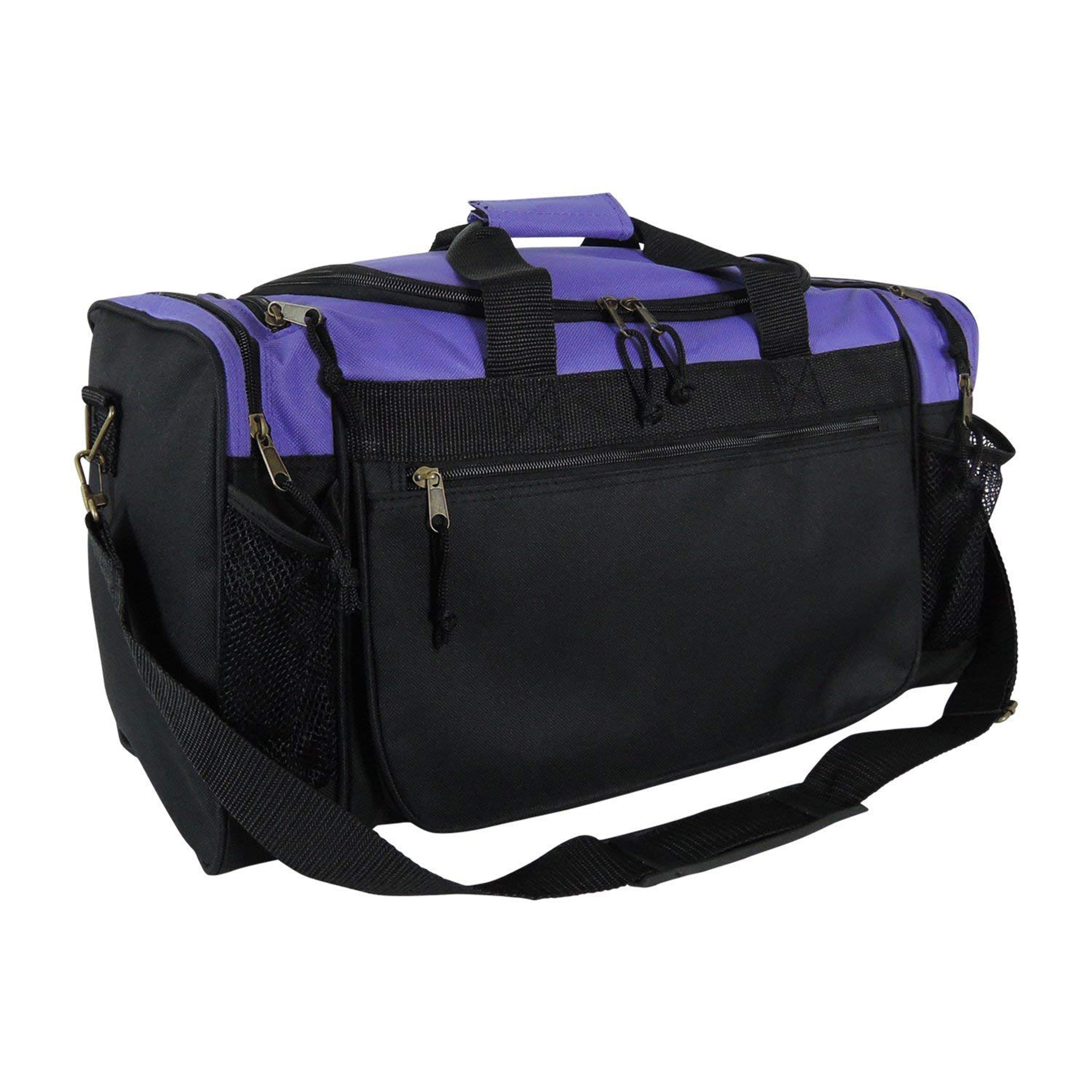 ProEquip 17" Sport Gym Duffle Bag Travel Size Sport Durable Gym Bag (Purple)