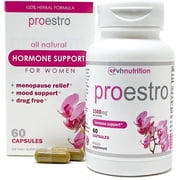 ProEstro Estrogen Pills for Women | Female Hormone Balance Supplement | Fertility to Menopause Mood and Energy Support - 60 Capsules